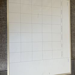 Dry Erase Magnetic White Board Calendar 