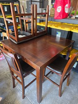 Bar height table