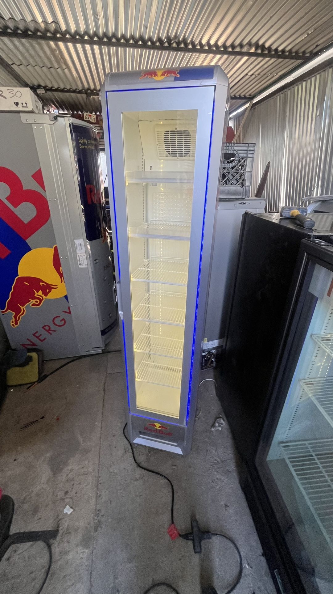 6ft Tall Redbull Cooler