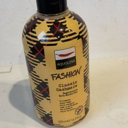 Aquolina Fashion CLASSIC CASHMERE Bath Shower Gel 500 ml - 16.9 fl.