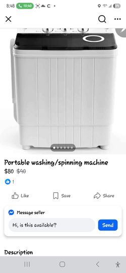 Portable Washing/Spinning Machine