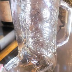 VINTAGE Hocking Glass Western  Mug. B/O