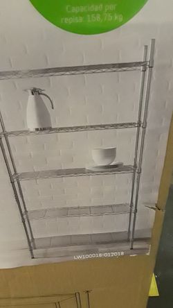 5 tier shelving unit 36x72"