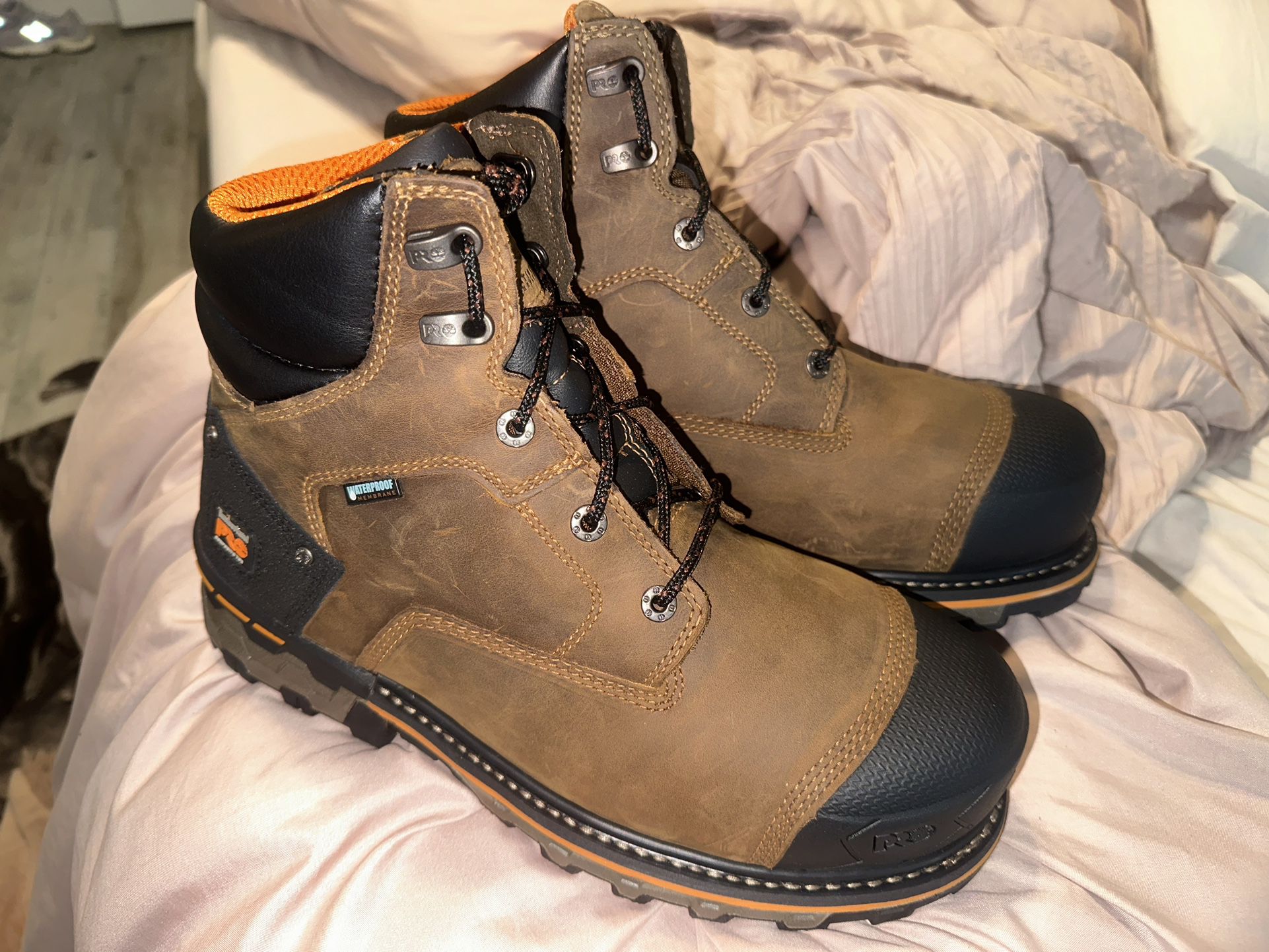 Timberland Pro Men's Boondock  Composite Toe Work Boots Size 11 