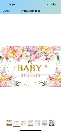 Backdrop: Baby In Bloom