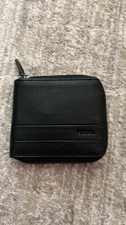 Fossil - Black leather wallet