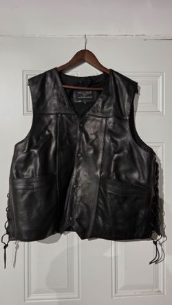 LEATHER VEST