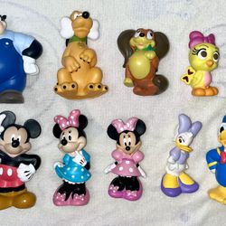 10-Piece Mickey Mouse & Friends Bath Toy Set - EXCELLENT CONDITION & MOLD-FREE