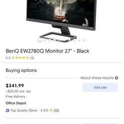 BenQ 27 Inch Monitor 