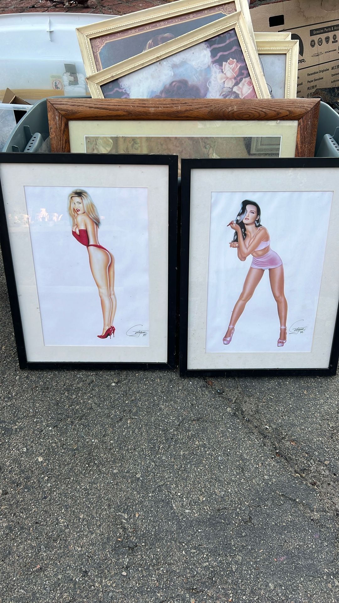 Vintage Sexy Girl Art