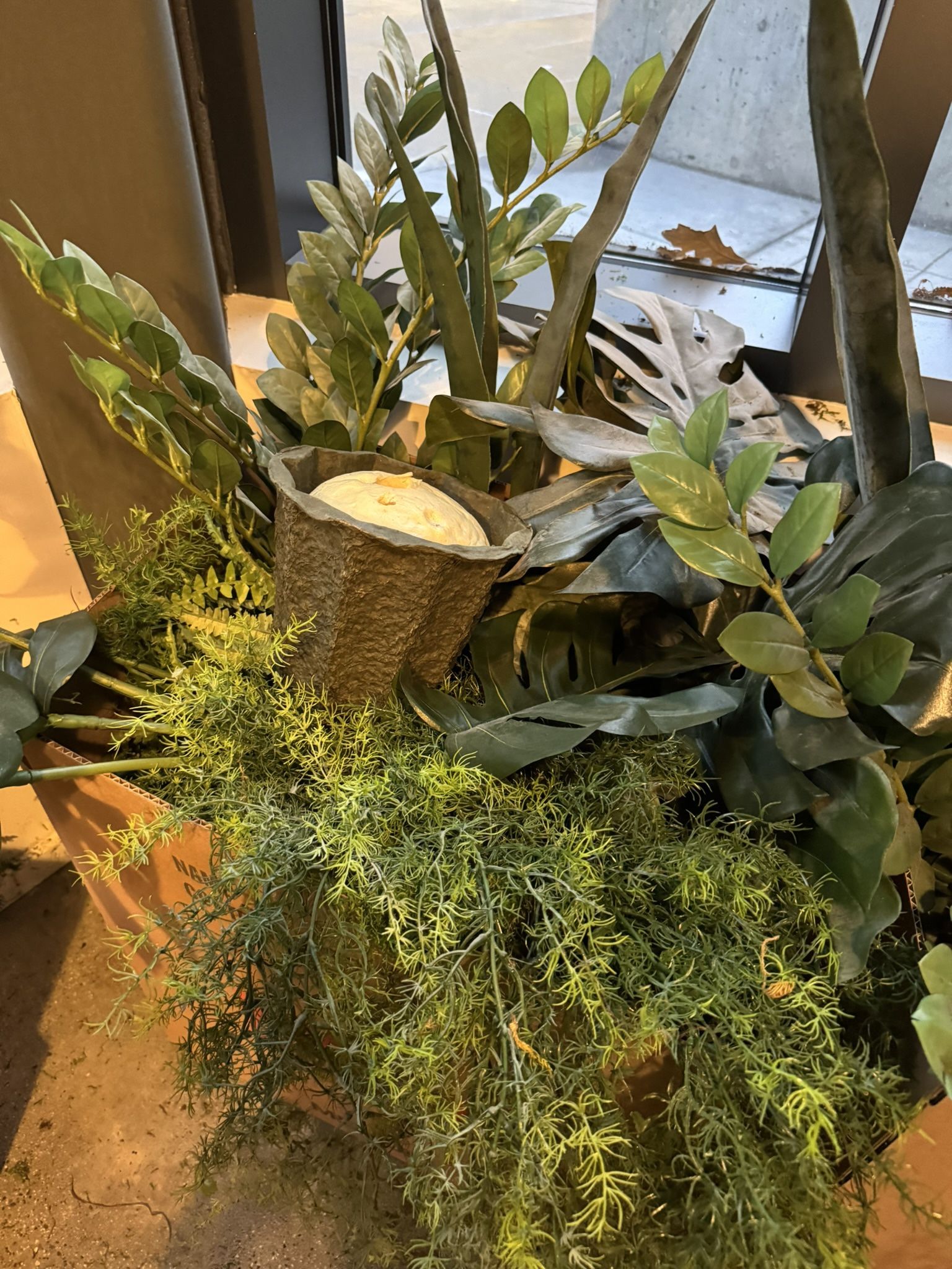 Artificial Tropical Jungle Plants For Home Decor