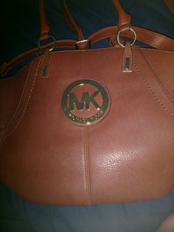 Michael Kors brown leather purse