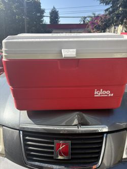 Red Igloo Cooler