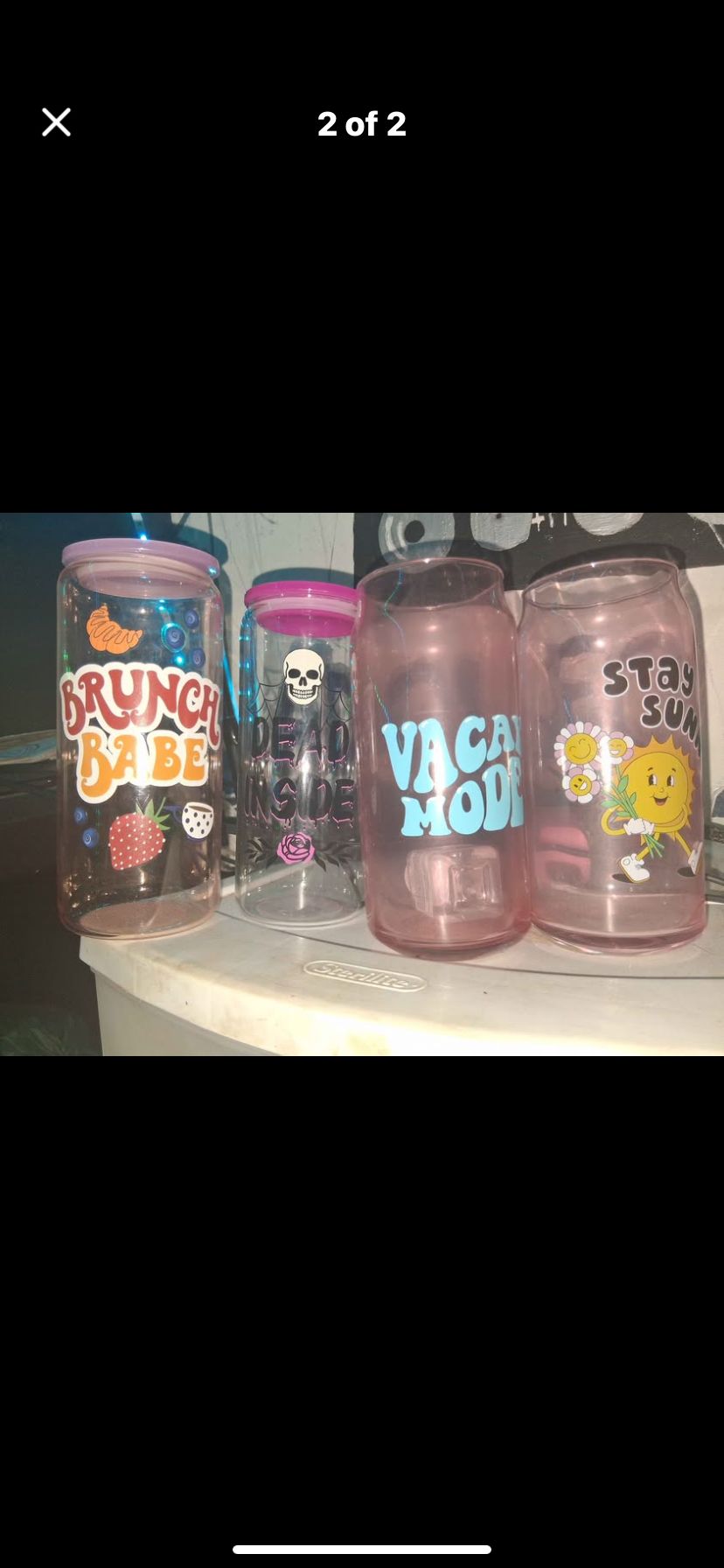 Glass cups
