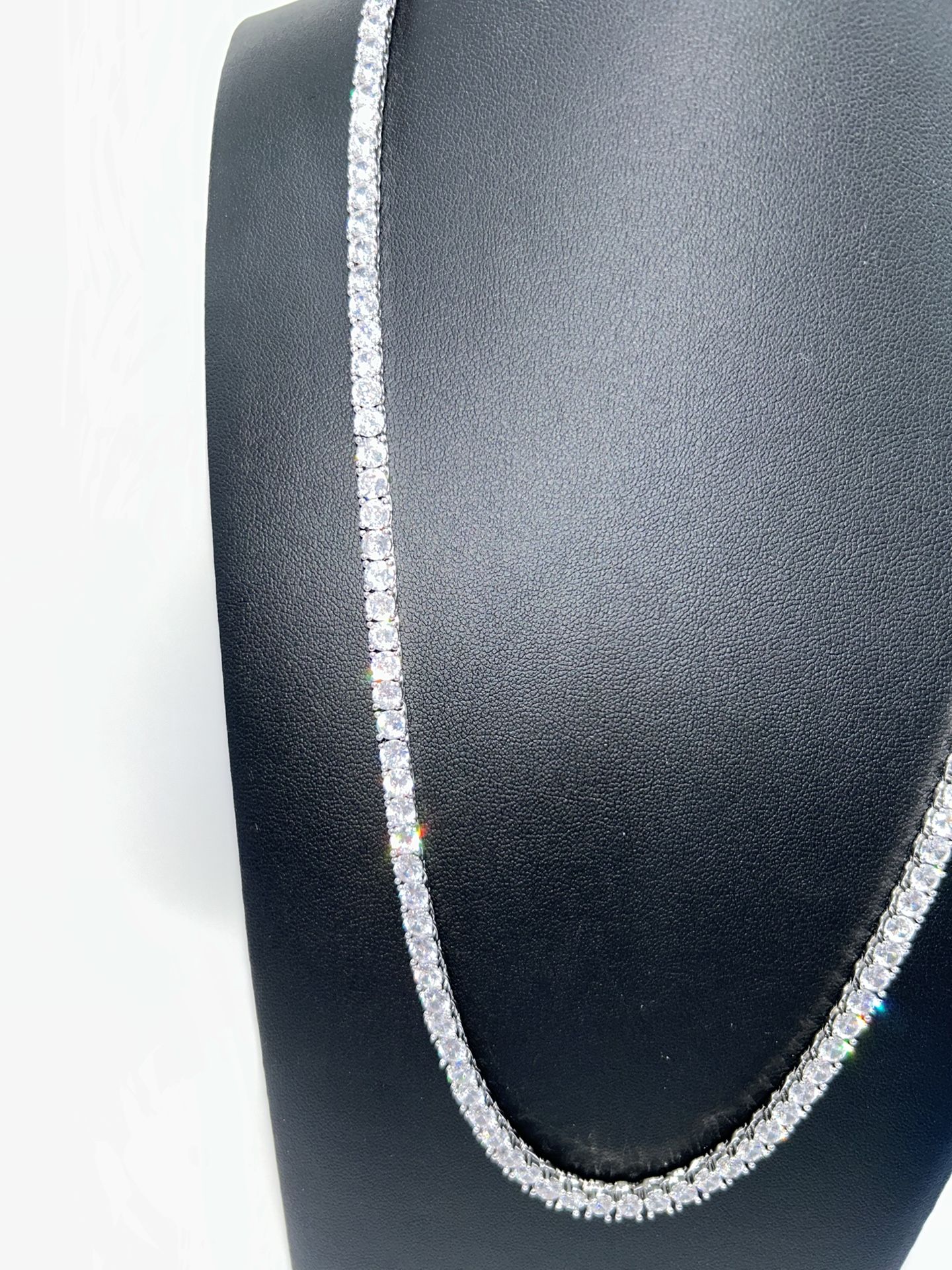 Iced Out Diamonds Tennis Chain 4mm 22inch