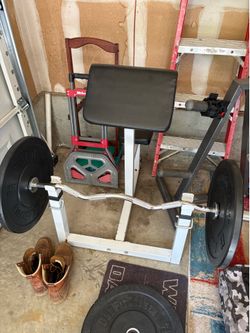 Preacher curl bench (no weights)