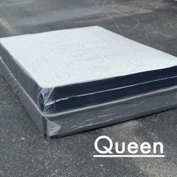 NEW Mattress Queen Size Regular With Box Spring // Offer  🚚