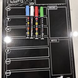 Menu Magnet With Markers 