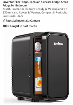 Enventor 6L Mini Fridge Black