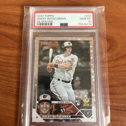 Adley Rutschman Silver Foil Rookie Card PSA 10