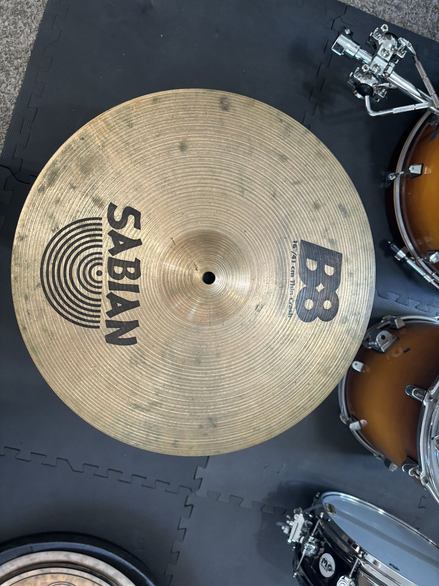 16in sabian B8 thin crash
