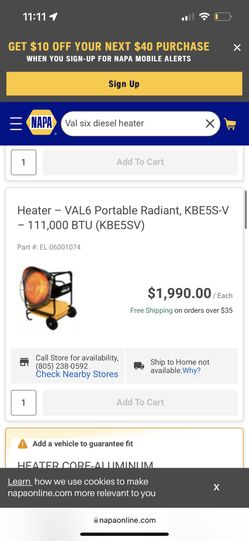 Heater Coast That Price Is The Amount  My Dad Got