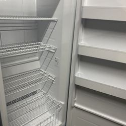 GE Garage Ready 21.3 cu. ft. Frost Free Defrost Upright Freezer in White