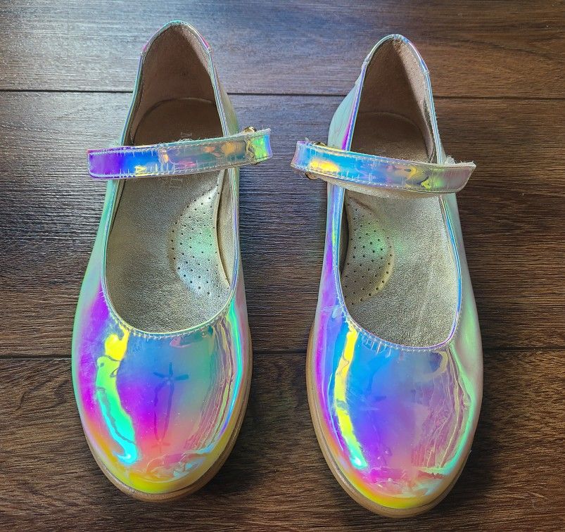 MonnaLisa Iridescent Ballet Flat EU 32 US Girls 1