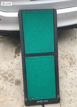 Dog ramp to get in car never used