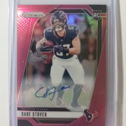 Really Nice Cade Stover Rookie, Auto Pink Prizm Card MINT 