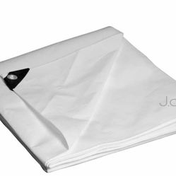 Heavy Duty Poly Tarp White 20feet X 20feet 