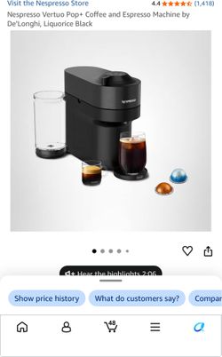 Nespresso machine black
