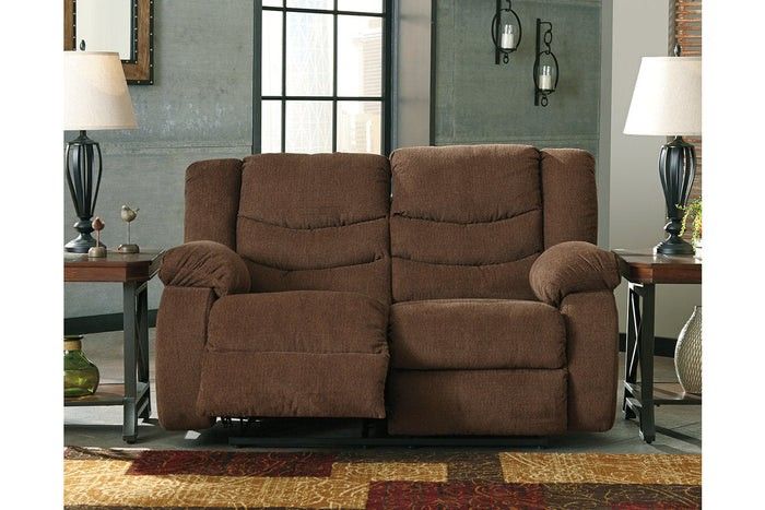 Chocolate Reclining Loveseat
