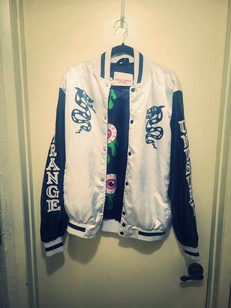 RARE Beetlejuice womans medium bomber jacket