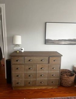 Wooden storage cabinet
