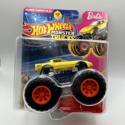 Hot Wheels Monster Trucks Barbie Corvette XL