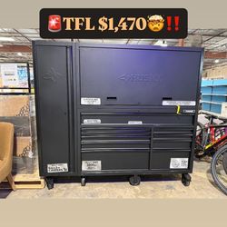 TOOL BOX 80-Inch 10-Drawer 3-Piece