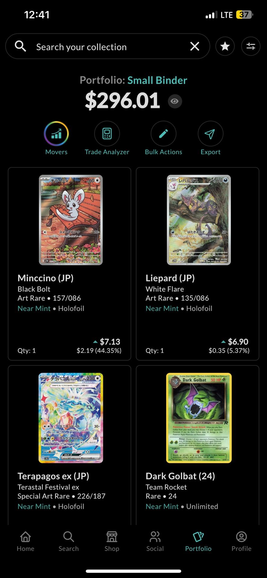 Pokemon card collection