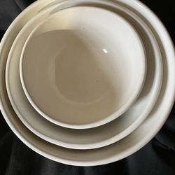 VERY RARE  Crockpot Co  Vintage Heavy Mixing Bowls 