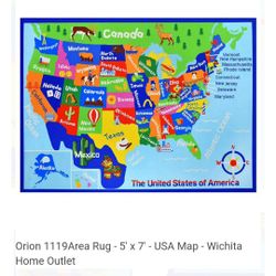 USA Classroom Rug