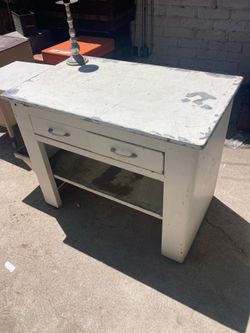Vintage Metal desk Dr. exam table