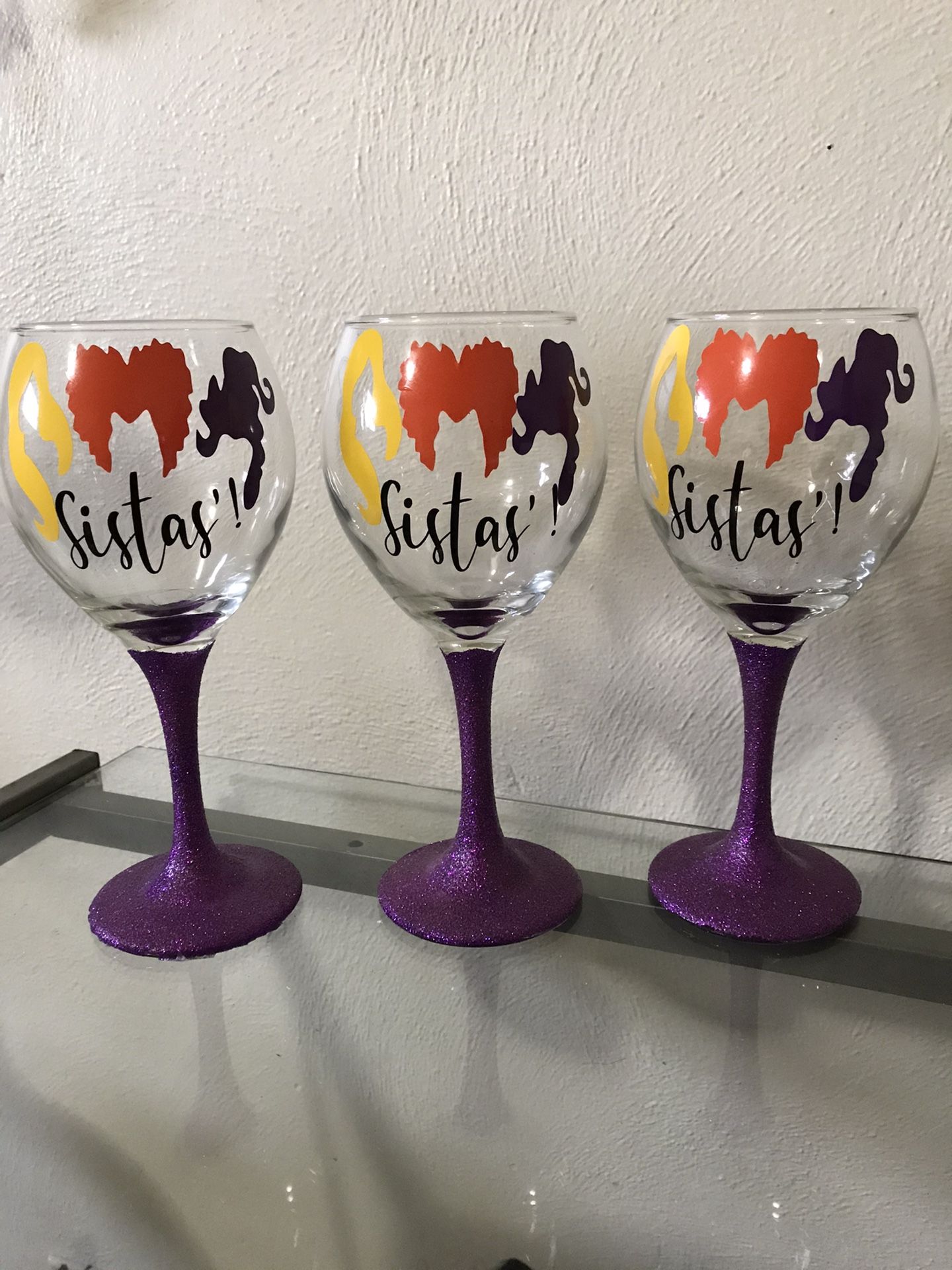 Hocus Pocus Wine Glass Trio