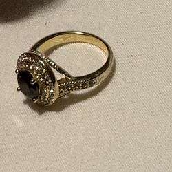 Handmade Ring Women, Turkish Handmade Silver Ladies Ring, Ottoman Ring, Onyx Topaz Ring, Ladies Ring, 925k Sterling Silver Ring