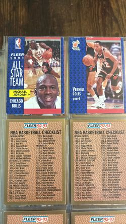 Basket Ball Cards Fleet 91-92 Set