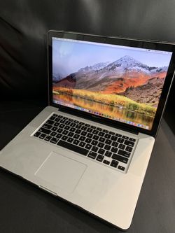 2012 Apple MacBook Pro 15” core i7 / 8GB Ram / 500GB storage with Final Cut Pro and Adobe programs