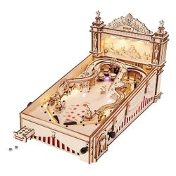 ROKR 3D Pinball Machine Wooden