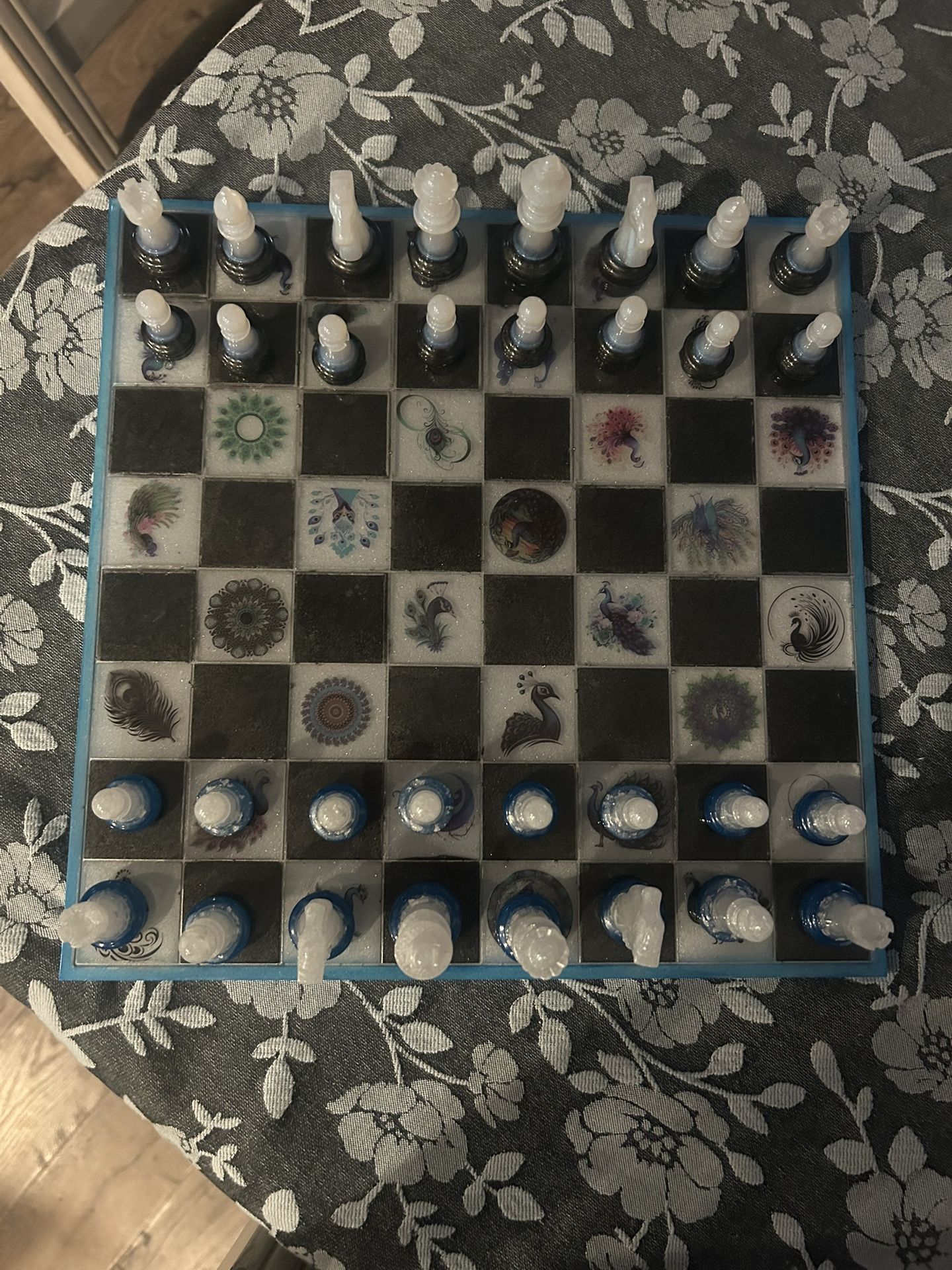 Custom Resin Chess Board