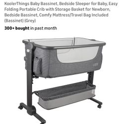 Koolerthings Baby Bassinet Grey Color