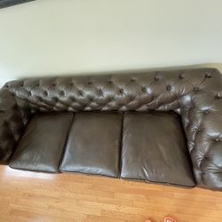Leather Sofa 