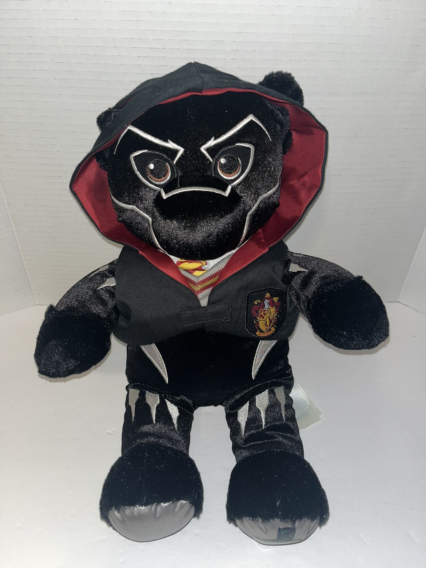 Build A Bear Black Panther Plush With Harry Potter Outfit